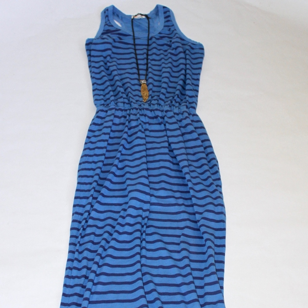 Sundry Striped Jersey Tank Maxi Dress